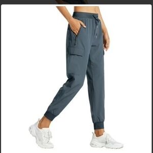 Women's Casual Lightweight, Quick Drying, Outdoor/hiking Jogger Pants - Blue, XL